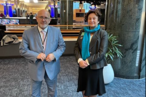 EDPS Supervisor, Wojciech Wiewiórowski, meeting with Hannah Machinska, former Polish Deputy Ombudsman to exchange views on the legal aspects of processing of personal data at EU border